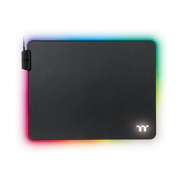 Mauspad Gaming Thermaltake Level 20 RGB / 370 × 290 mm / RGB / USB / Bazë kundër rrëshqitjes – Zezë - 3