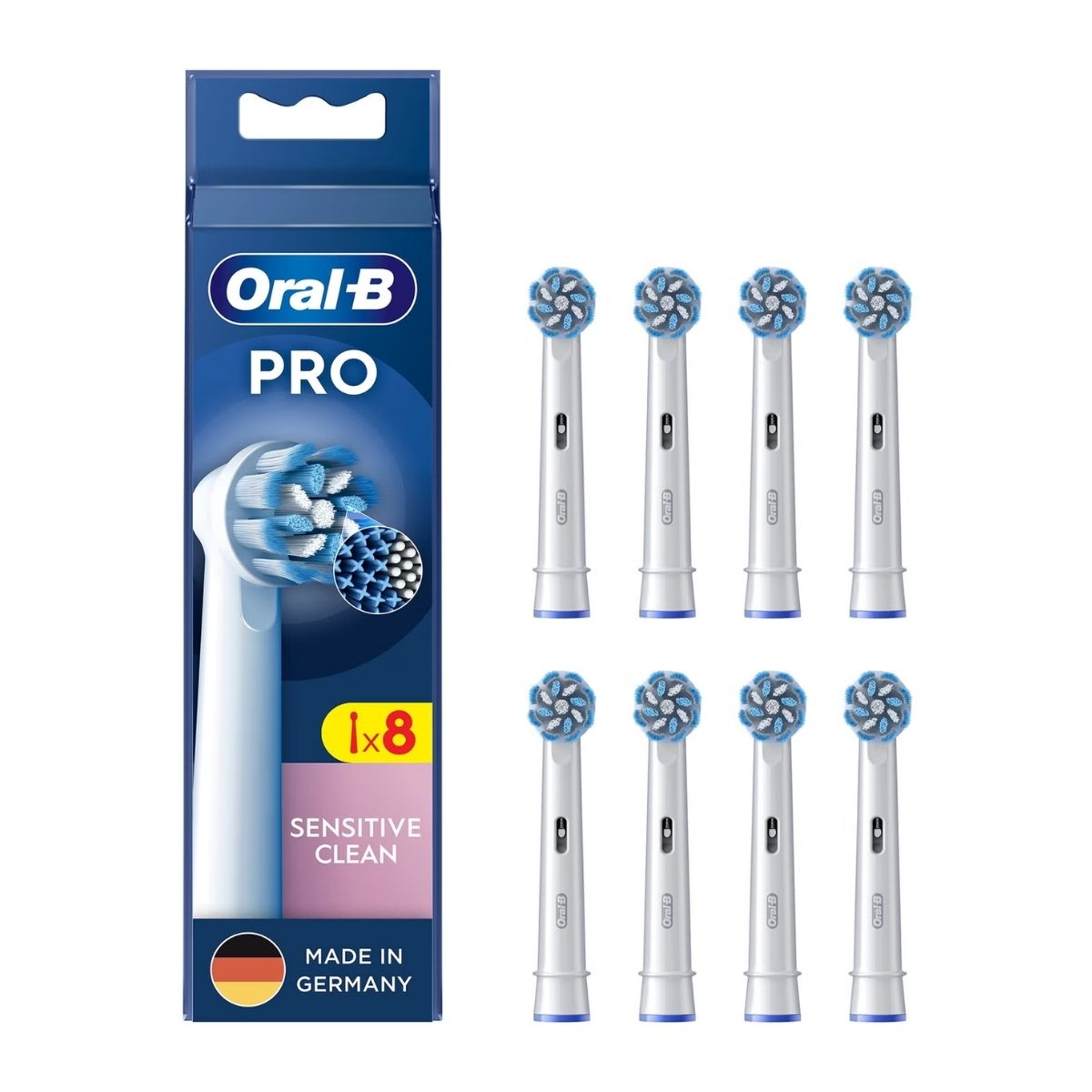 Furçë dhëmbësh elektrike Oral‑B Sonic Toothbrush Head Sens / 860649 – Bardhë (8‑Pack) - 1