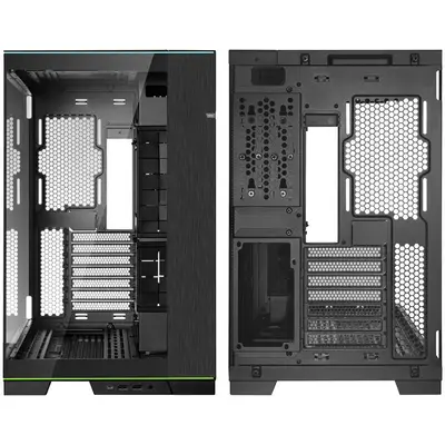 Kasë PC Lian Li O11 Dynamic EVO RGB / Mid Tower / E-ATX + ATX + M-ATX + Mini-ITX / 10x Fan / ARGB / Tempered Glass – Zezë - 3
