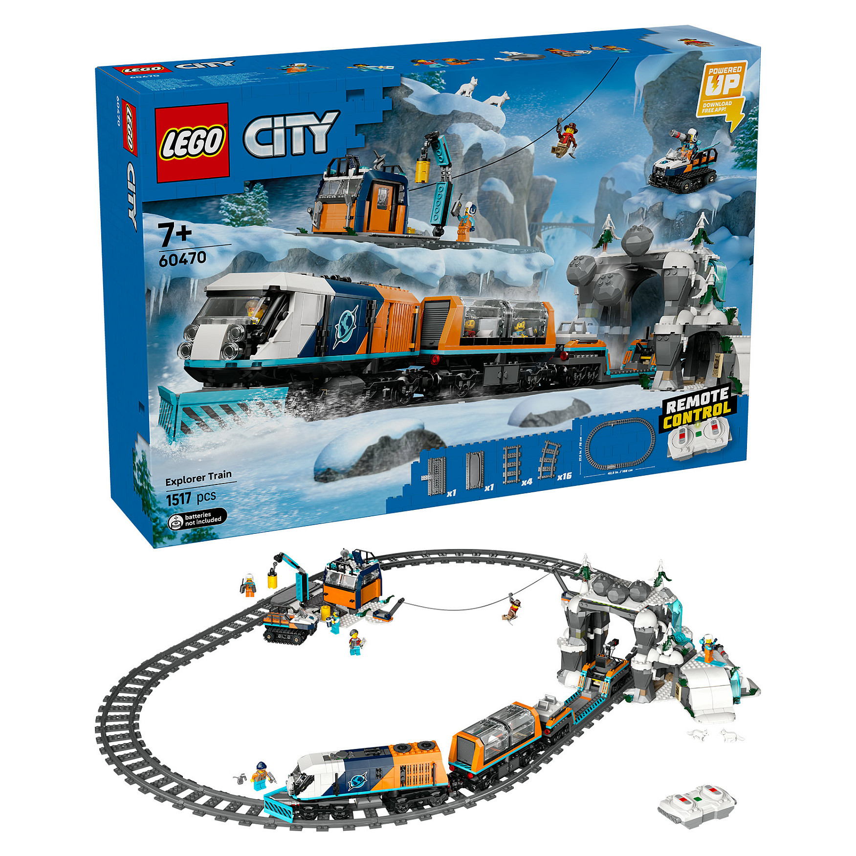 LEGO City Explorers Arctic Polar Express Train – Mix - 15