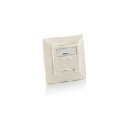 Aksesorë për rrjet Equip / Surface Mount Faceplate / 2x RJ45 Cat6A - 1