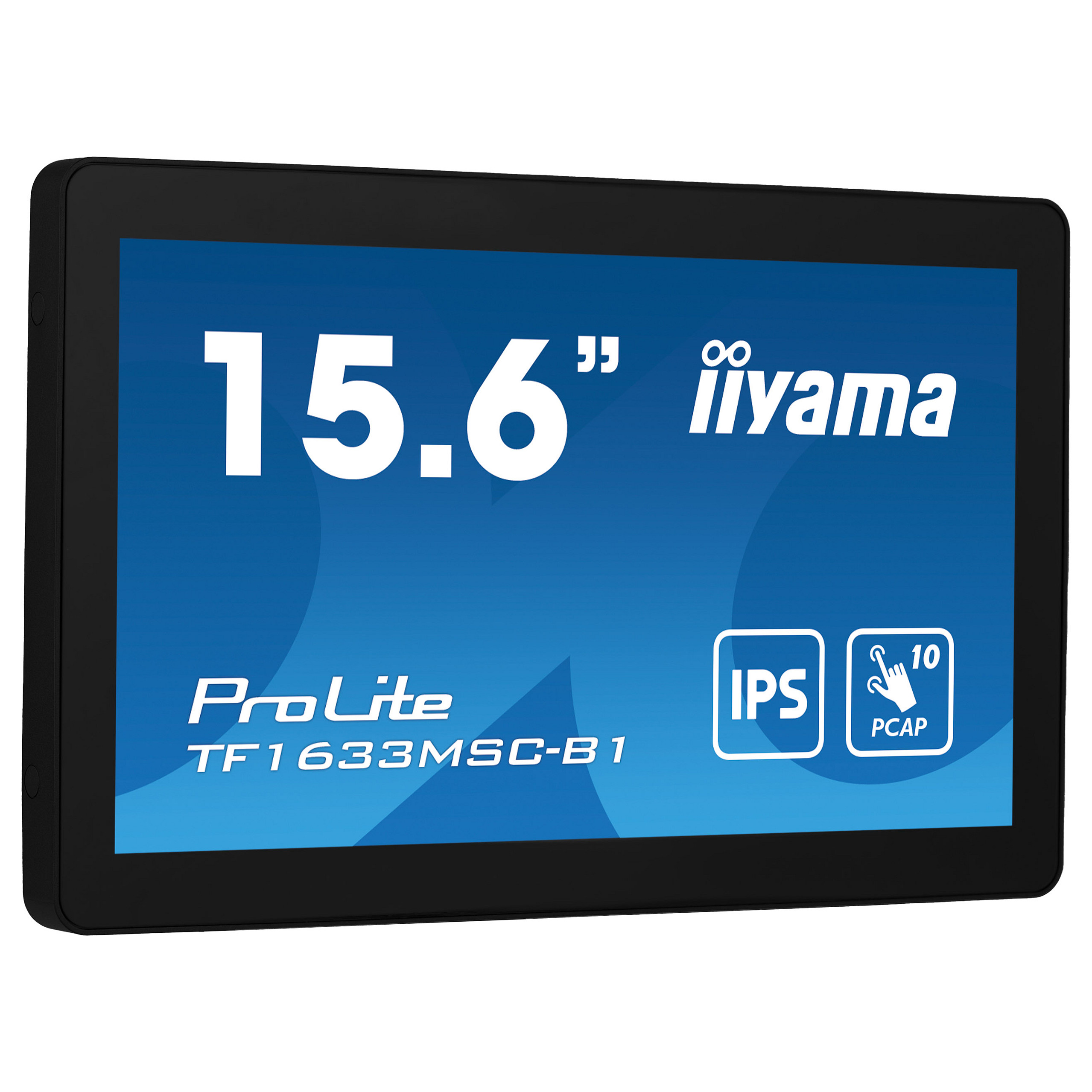 Monitor iiyama ProLite TF1633MSC-B1 / 15.6” / Full HD IPS LED Touchscreen / 60Hz / 5ms / HDMI+DP+USB - Zezë