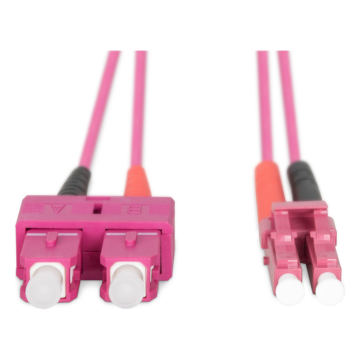 Kabllo për Rrjet DIGITUS LWL Patch LC–SC 1.00m Multimode Duplex OM4 - 5