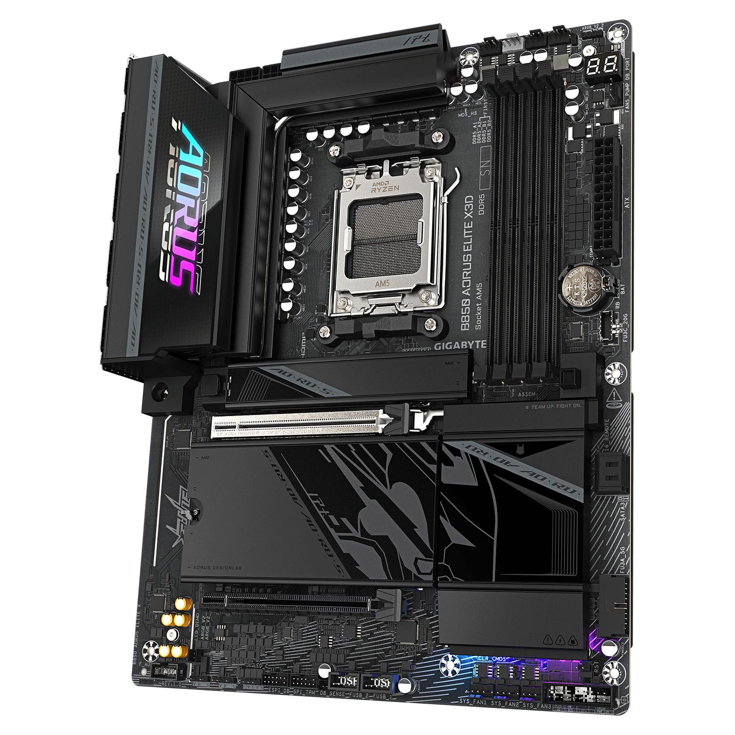 Pllakë Amë Gigabyte B850 AORUS ELITE X3D / AMD AM5 / B850 / DDR5 / ATX / Wi-Fi 7 / 5GbE LAN - 4
