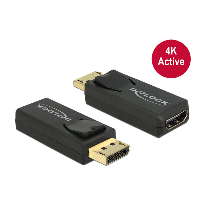 Adapter DisplayPort 1.2 to HDMI / 4K / Active - Zezë - 1