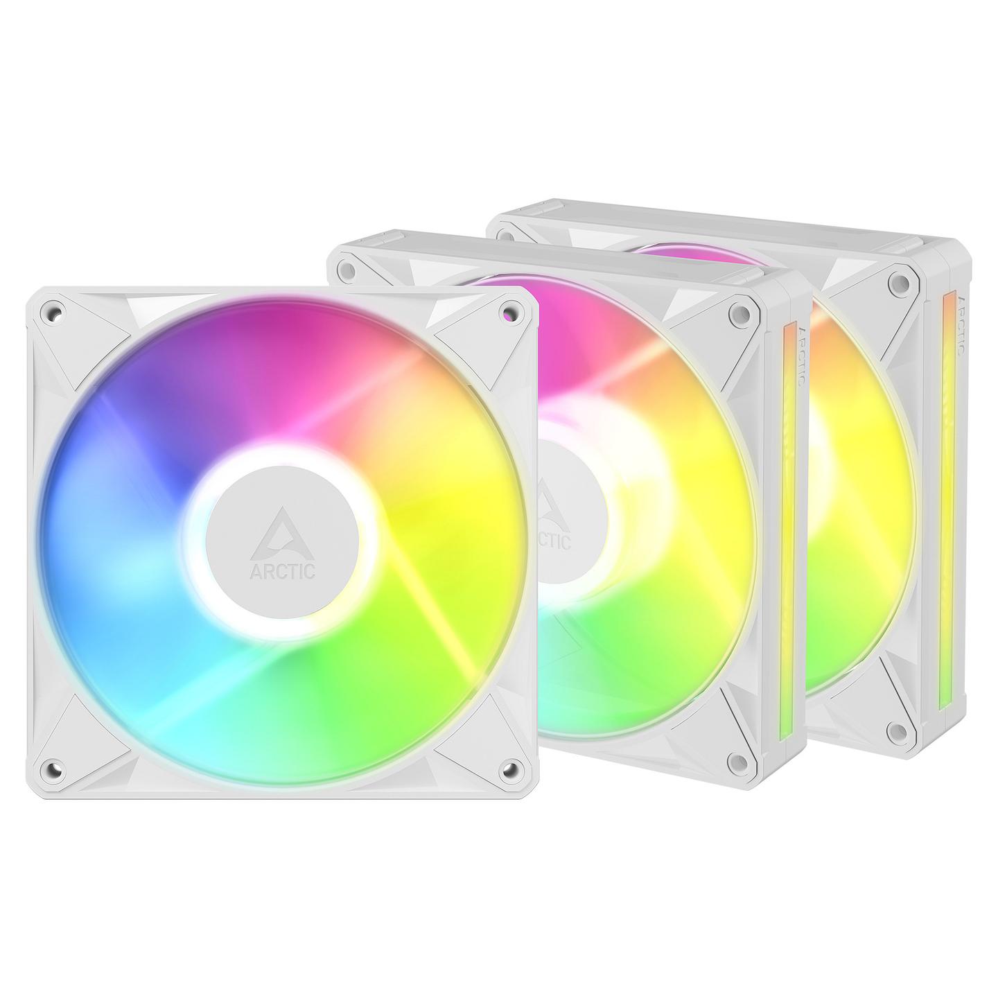 Ftohës për Kasë ARCTIC BioniX P14 A-RGB, 3x140mm, PWM, 2500 RPM, 110 CFM, A-RGB - Bardhë