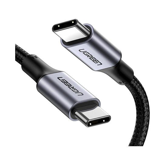 Kabllo USB Ugreen 70427 / USB-C në USB-C / USB 2.0 / 100W / 1m - Zezë