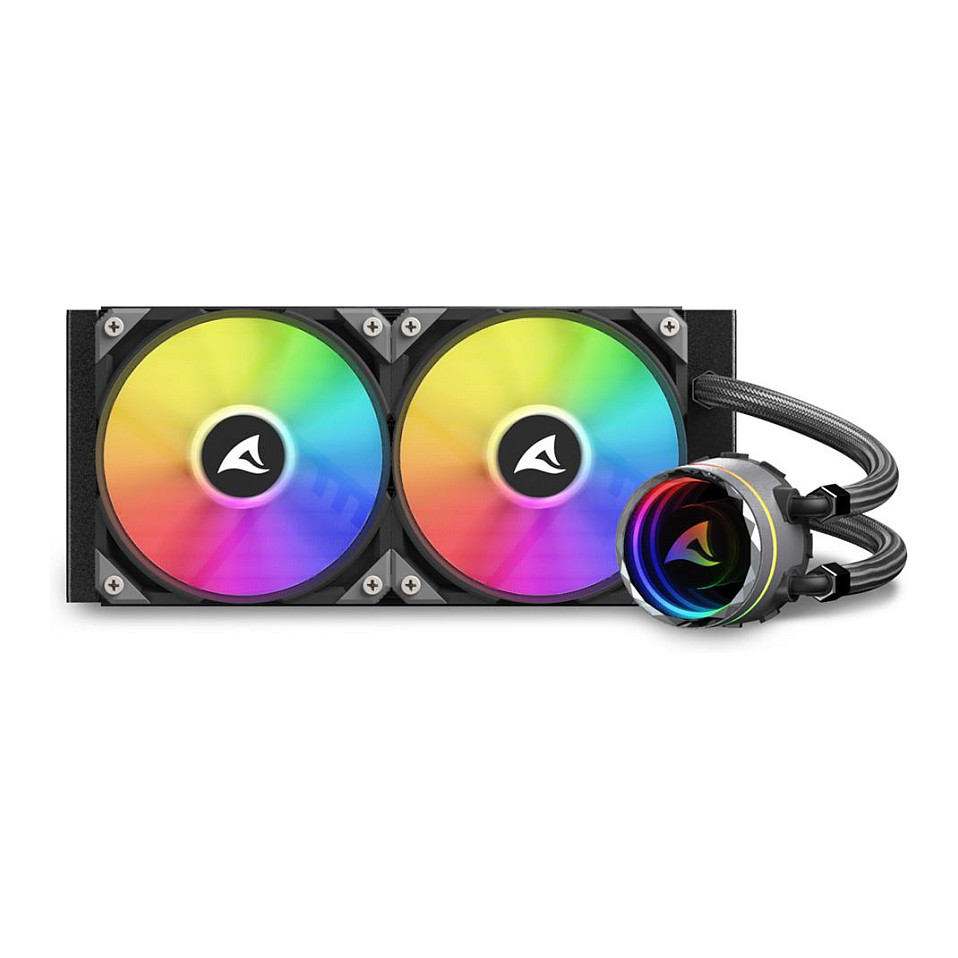 Ftohës për Procesor Liquid Sharkoon S80 RGB 2 240mm e zezë - 9