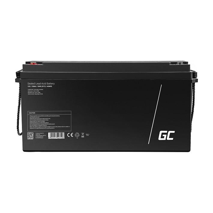 Bateri Green Cell AGM32, 12V, 150Ah, AGM VRLA - Zezë - 4
