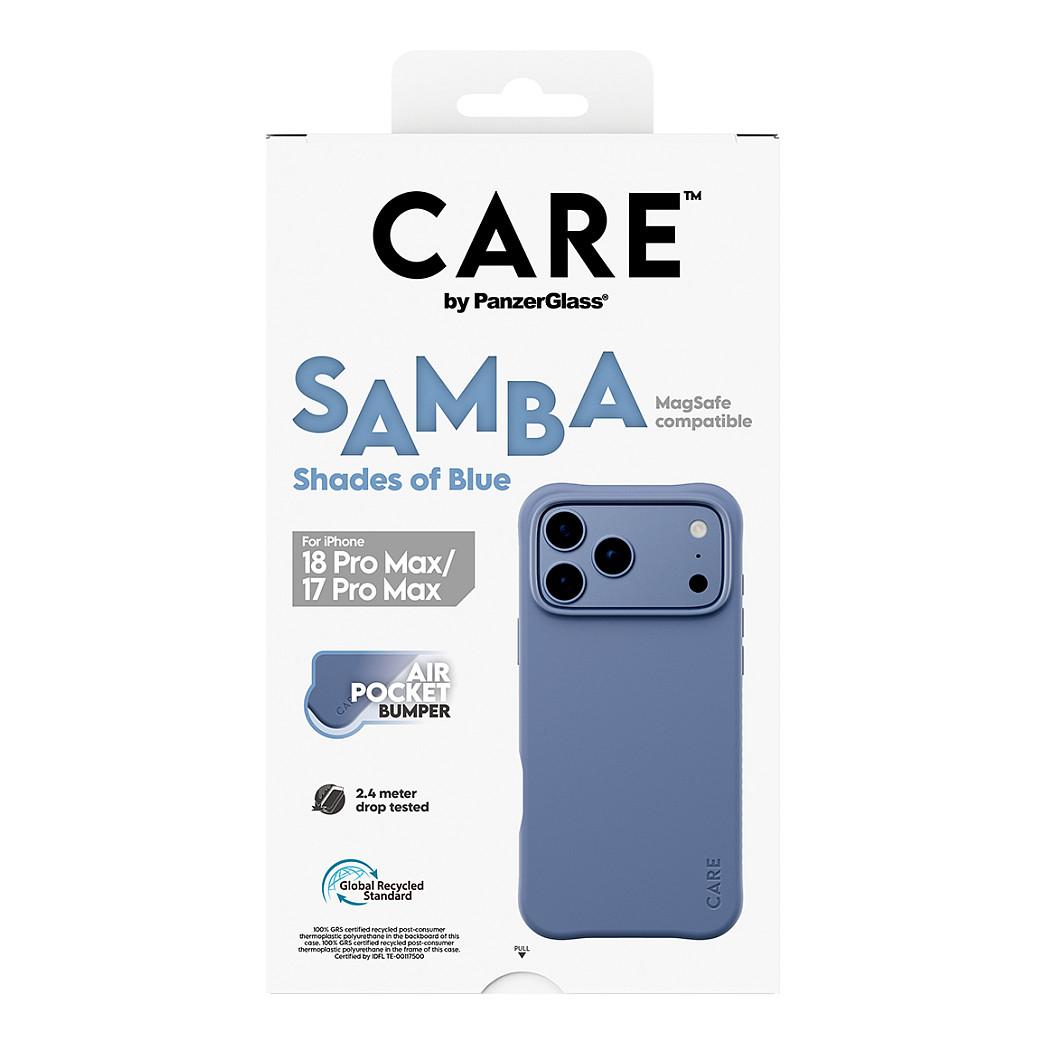Case për Telefon PanzerGlass CARE Samba, iPhone 17 Pro Max/18 Pro Max, MagSafe - Blu - 4