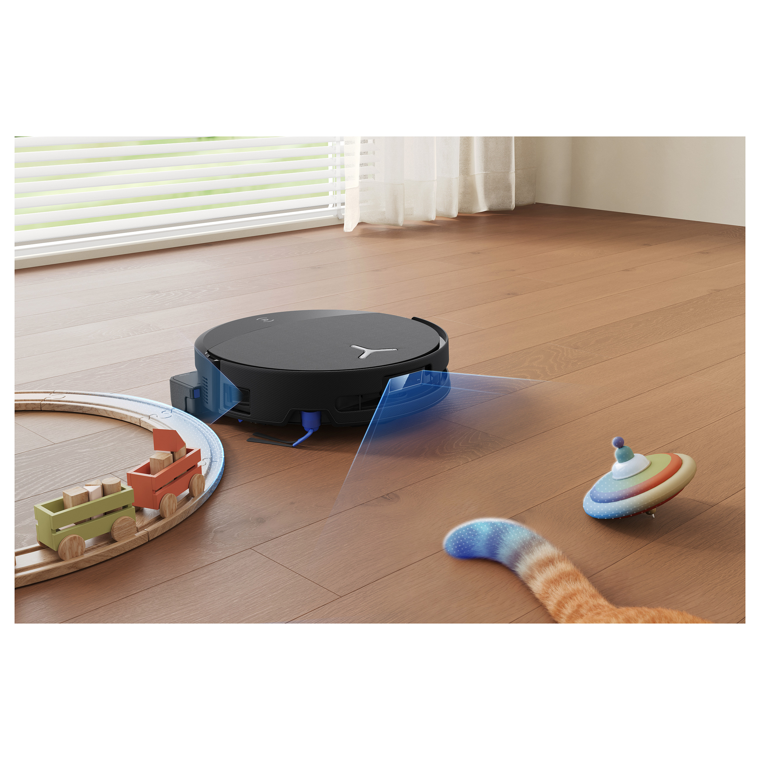 Fshesë Robotike DEEBOT T90 PRO OMNI with base station 30000 Pa - Zezë - 56