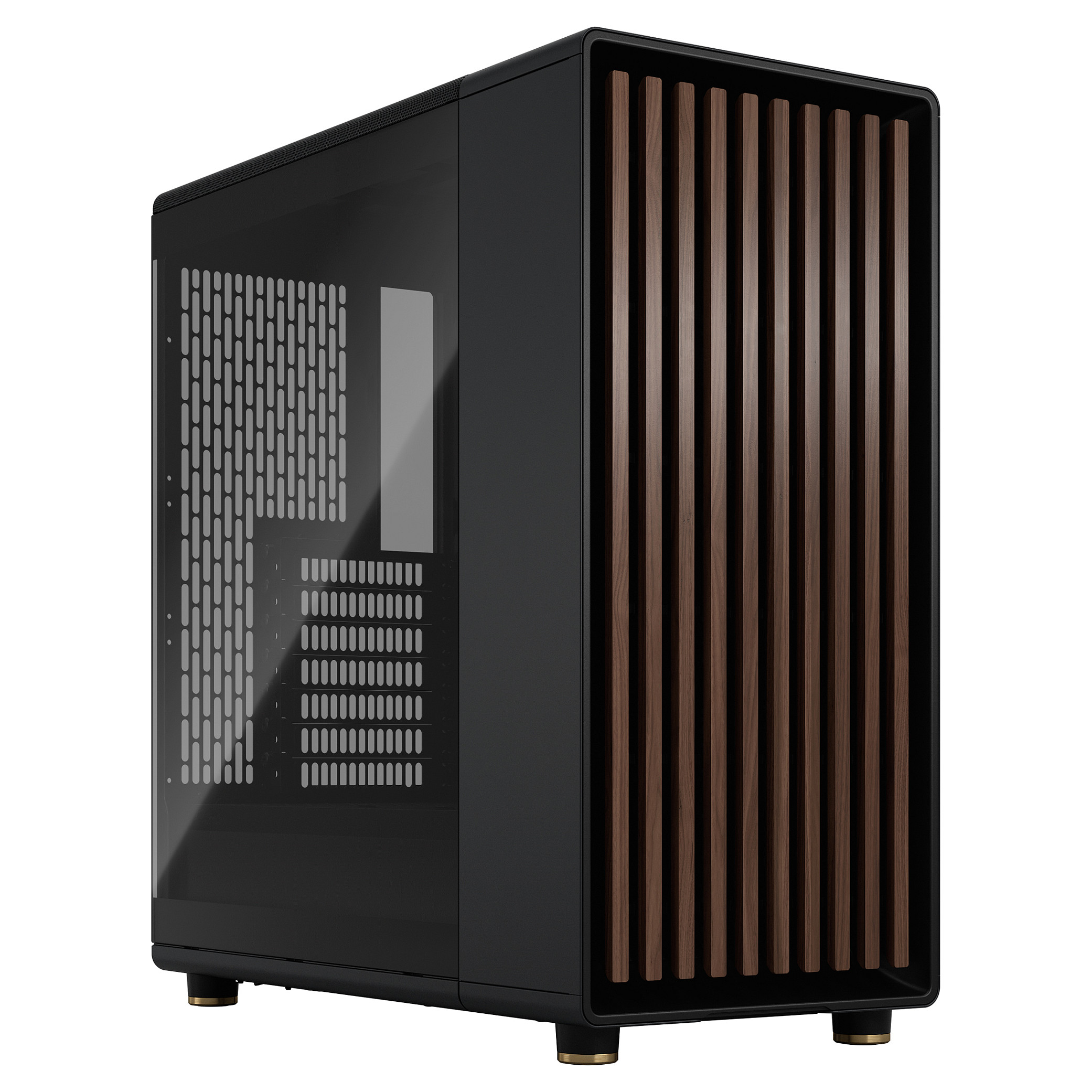 Kasë Fractal Design North Charcoal Window Clear Midi Tower - Zezë - 1