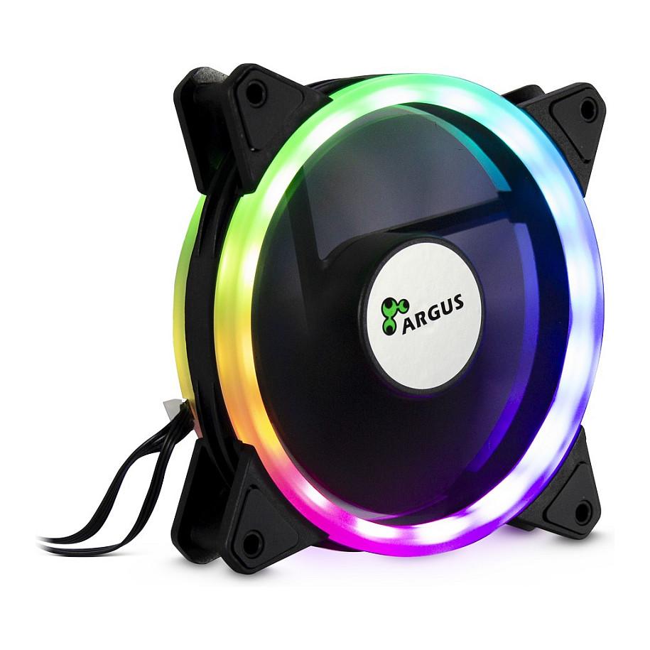 Ftohës për Kasë Inter-Tech Argus RS-041 LED, RGB - Zezë