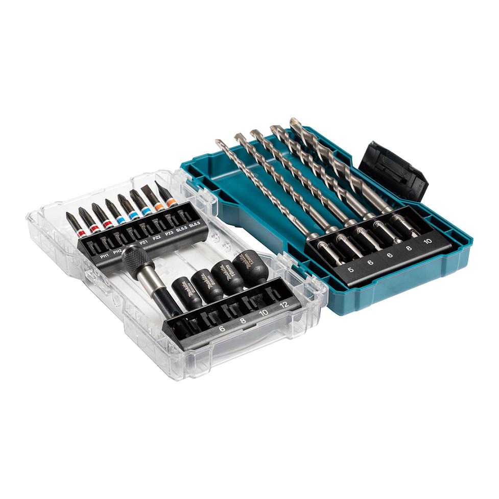 Set Punto dhe Maja Makita E-07026, SDS-Plus, 18 Pjesë - Shumëngjyrësh
