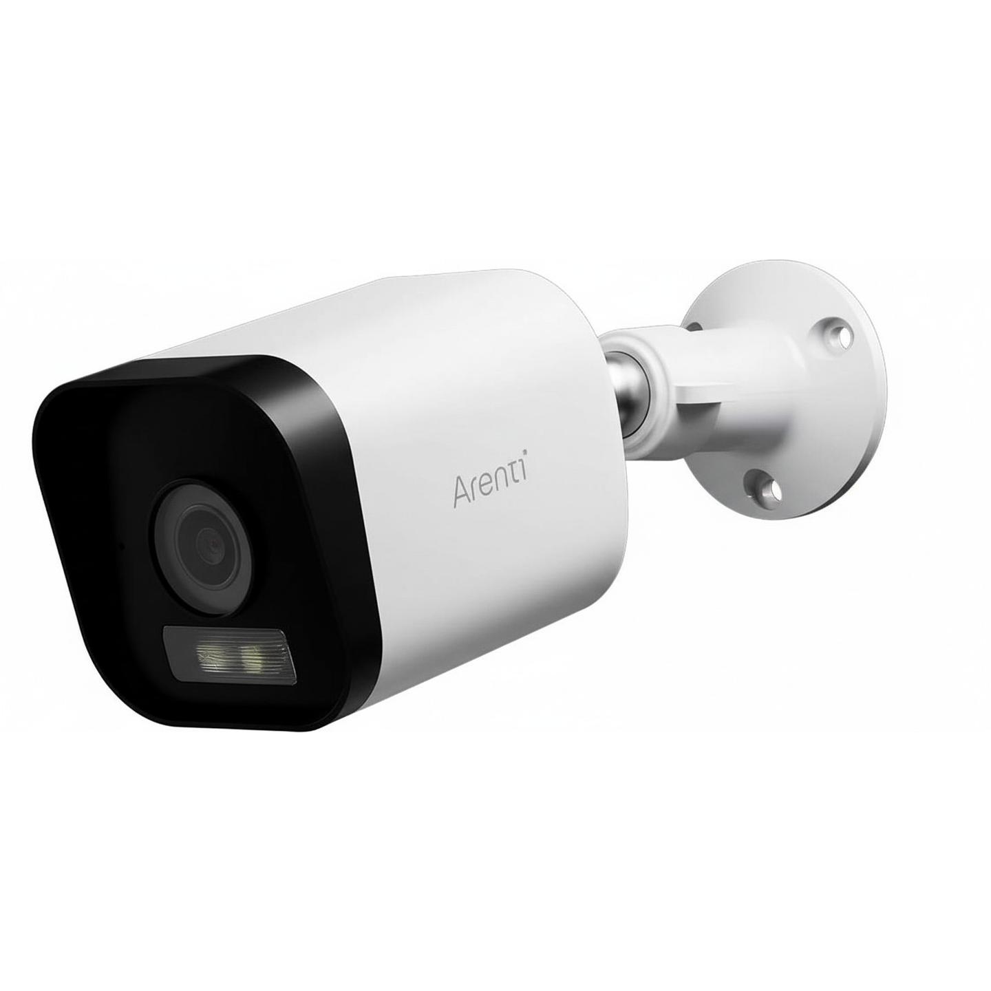 Kamerë Sigurie IP CCTV Arenti O3, 4MP, 3.6 mm, 95°, Wi-Fi 6, Full-Color Night Vision, IP65 - Bardhë