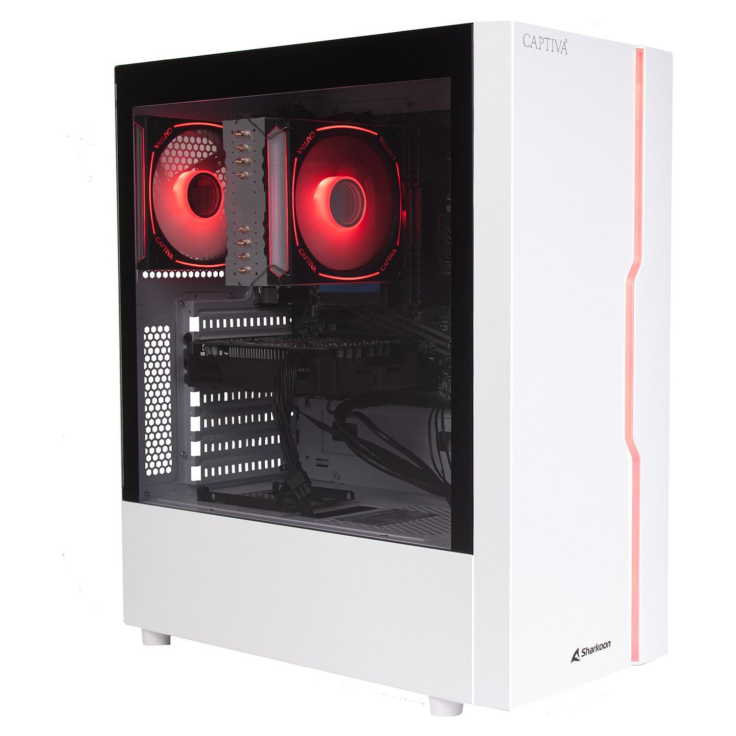 Kompjuter Gaming Captiva Advanced Gaming R94-169 / Ryzen 7 5700X / 32GB DDR4 / 1TB / RTX 5060 Ti 8GB - Bardhë