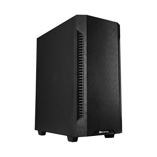Kasë Chieftec AS-01B-OP / Midi-Tower / ATX / 1x120mm PWM / 2x USB 3.2 Gen1 + USB 2.0 – Zezë