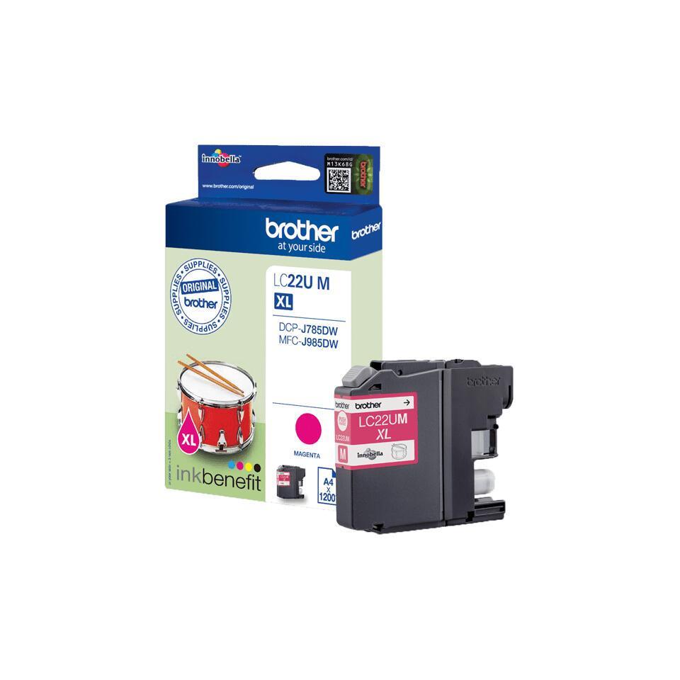 INK Brother LC-22UM / 1200 faqe / XL - Rozë - 3