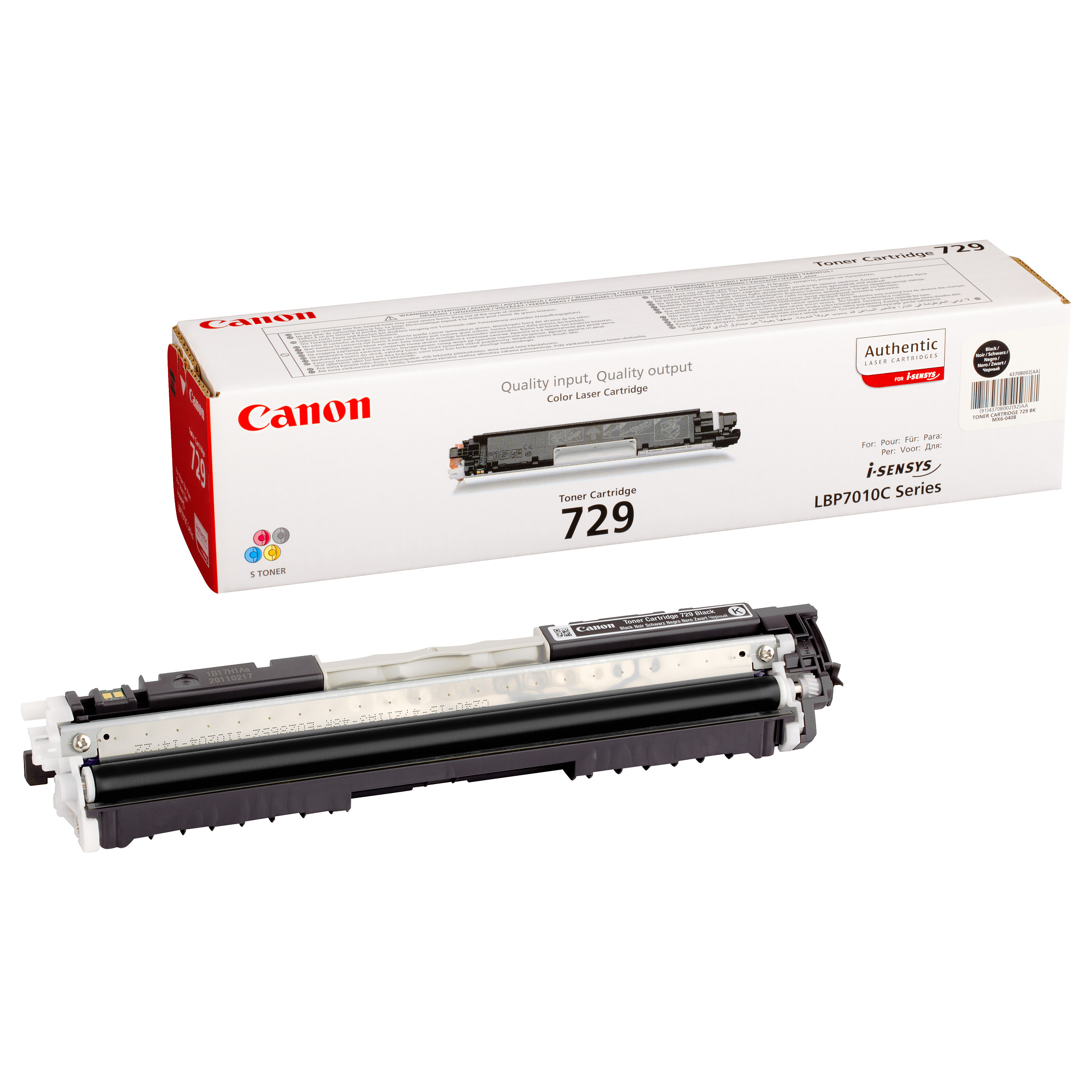 Toner Canon 729BK / 4370B002 - Zezë - 2