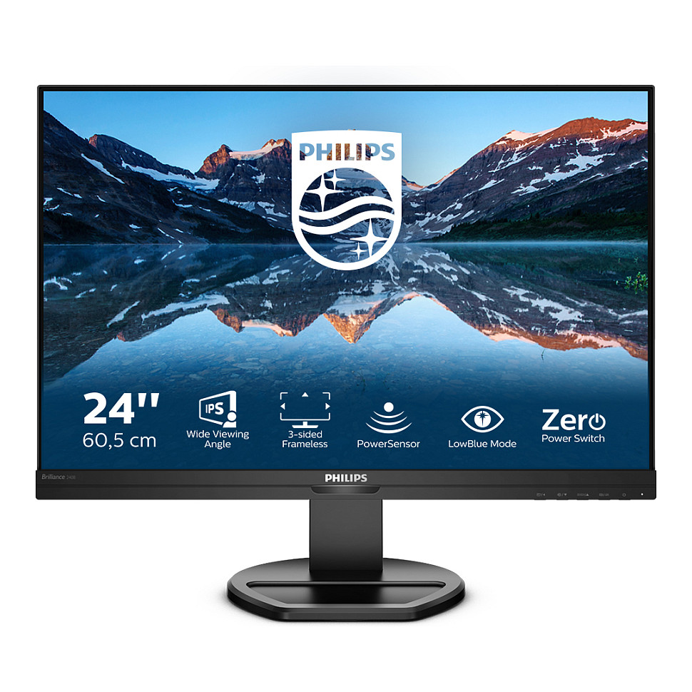Monitor Philips B Line 240B9 / 24.1" / 1920x1200 / 75Hz / 4ms / IPS / i zi - 1