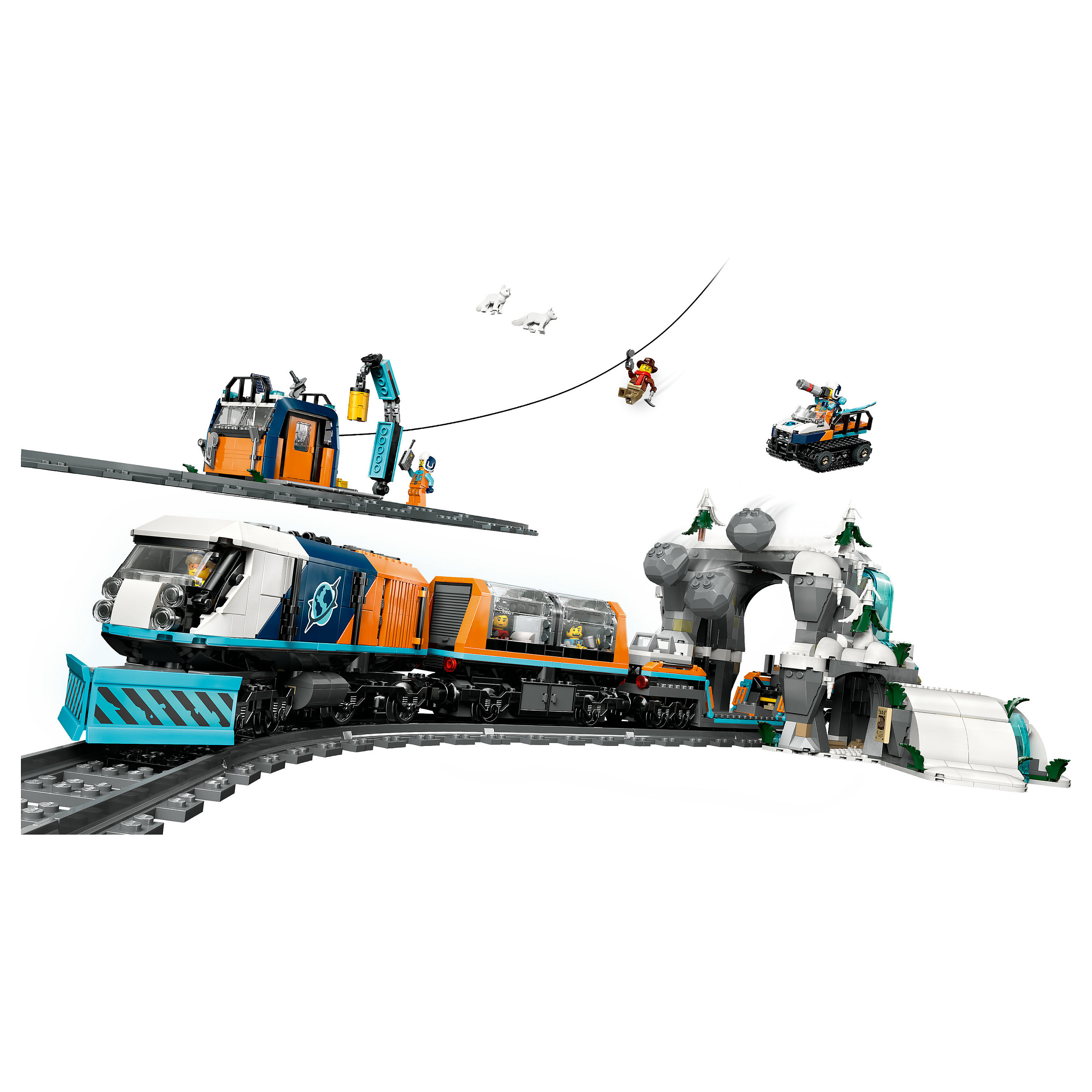 LEGO City Explorers Arctic Polar Express Train – Mix - 7