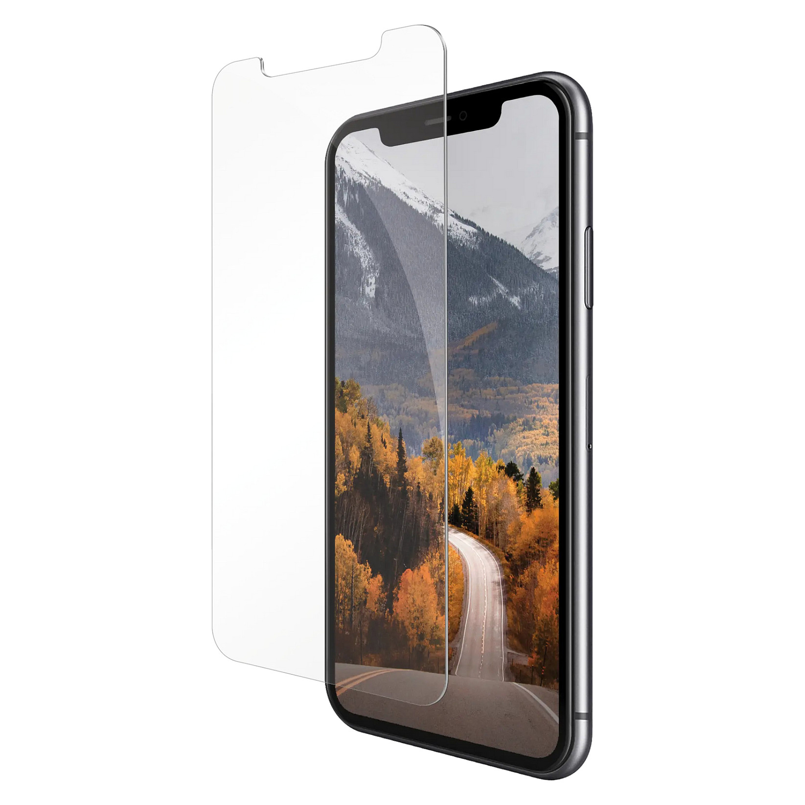 Mbrojtëse ekrani dbramante1928 Eco-Protect për iPhone 11/XR / Tempered Glass - Transparent