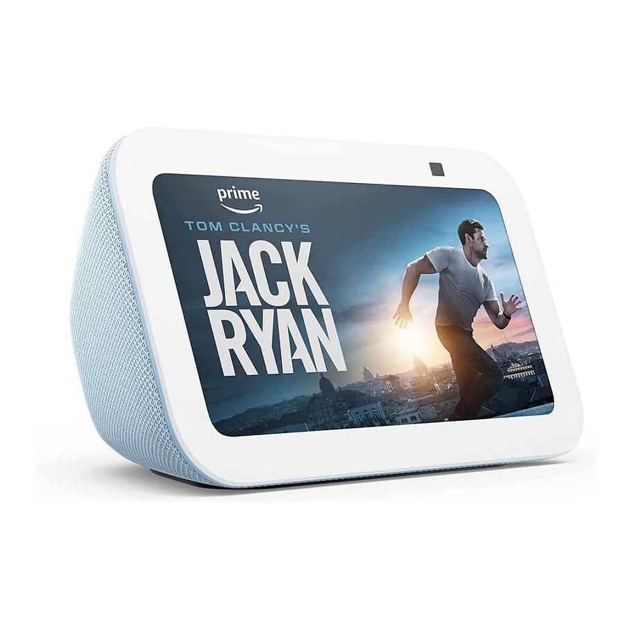Ekran inteligjent Amazon Echo Show 5, gjenerata e 3-të, 5.5", Alexa, kamerë 2 MP, Wi-Fi 5, Bluetooth - Blu qiellor