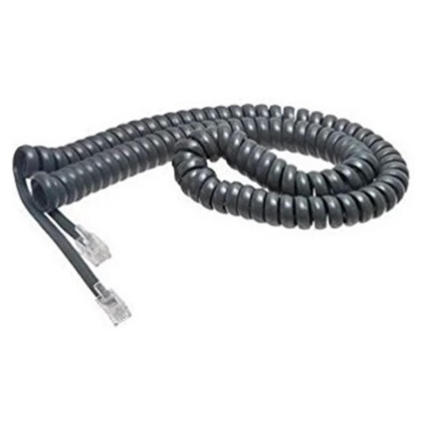 Kabllo Spirale Zëvendësuese për Dëgjues Cisco CP-DX-CORD=, për Telefonat DX600 - Antracit