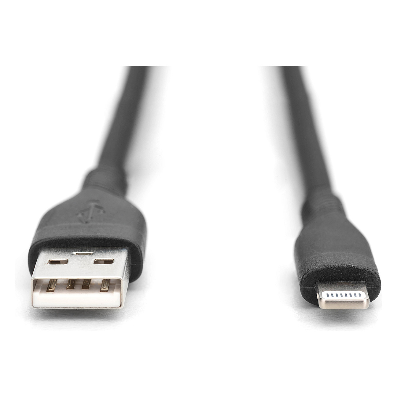 Kabllo USB DIGITUS USB 2.0 Type‑A → Lightning Silicone / 0.5 m – Zezë - 2