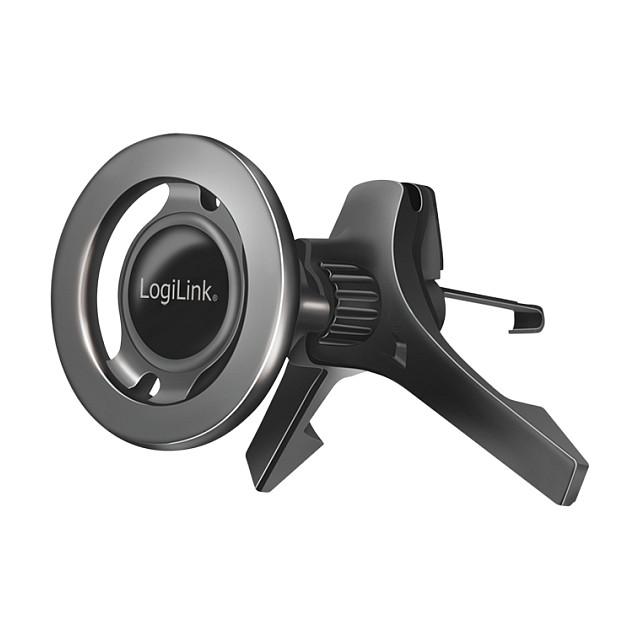 Mbajtëse për Telefon LogiLink AA0167 / Magnetike / 4.7–6.9" / N52H Magnet / 360° / 3-Point Stabilisation / 300g - Zezë