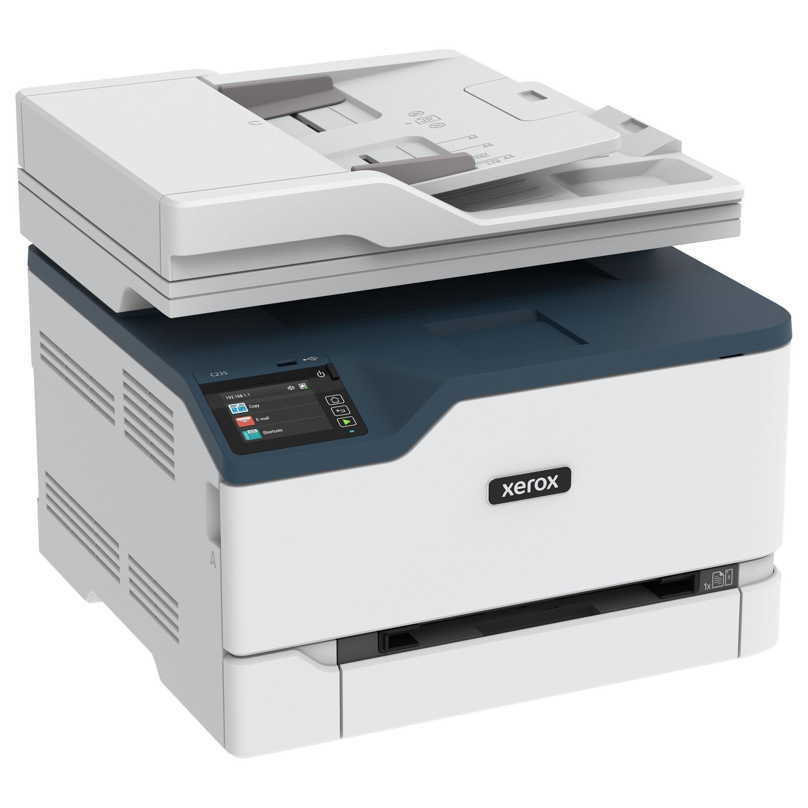 Printer Inkjet Laser Xerox C235 / 4-in-1 / A4 / LAN WLAN / ADF Duplex - Bardhë / Blu - 4