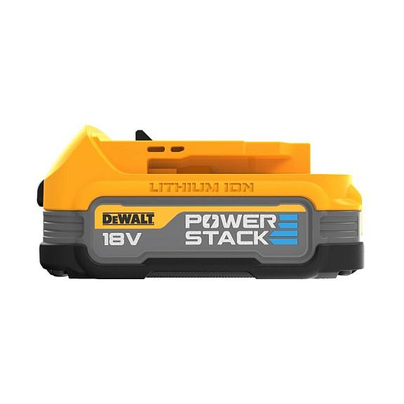 Bateri DeWALT DCBP034-XJ XR POWERSTACK, 18V, 1.7Ah, Li-Ion - Verdhë/Zezë - 3