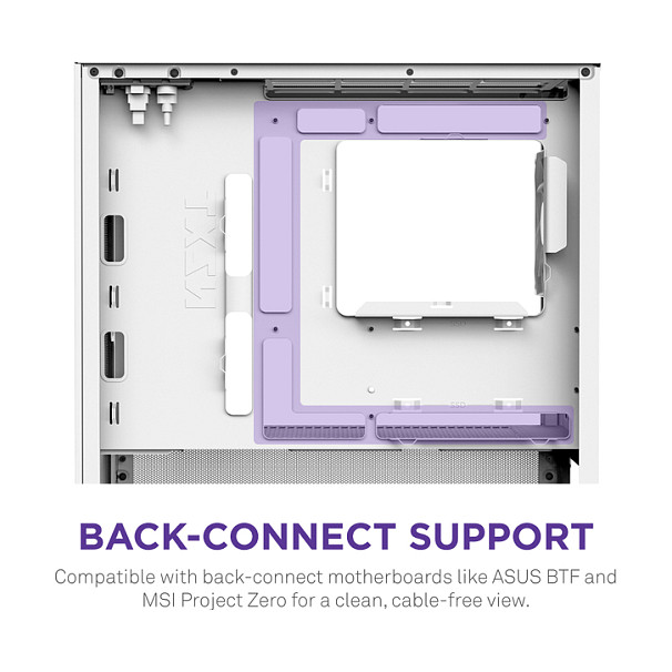 Kasë NZXT H3 Flow CC-H31FW-01 -Bardhë - 7