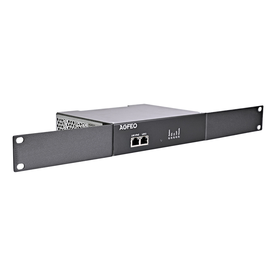 Pajisje VoIP AGFEO ES PURE-IP X IT / IP Communication Server / 30 Kanale VoIP / 40 Përdorues - Zezë
