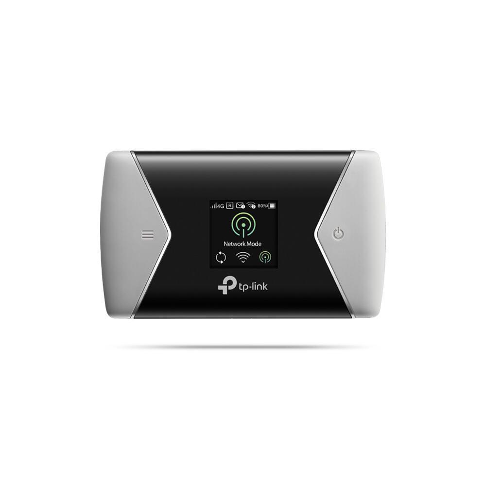 TP-Link M7450 4G LTE Mobile Hotspot – Wi-Fi 5 Dual-Band 2.4GHz + 5GHz, deri në 300Mbps LTE, 300Mbps + 867Mbps Wi-Fi, deri në 32 Pajisje, Bateri 3000mAh, deri në 15 Orë – Zezë/Gri - 1