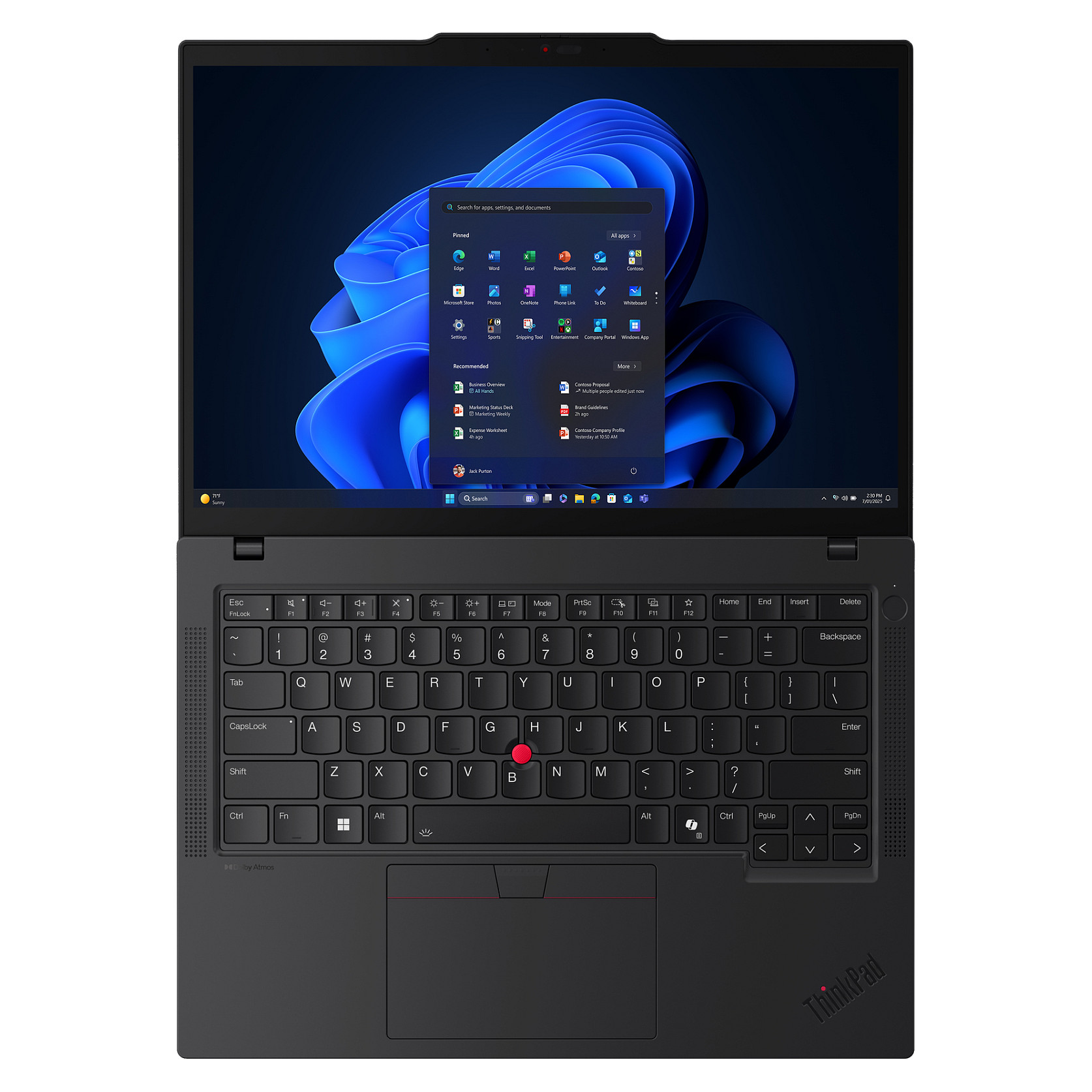 Laptop Lenovo ThinkPad T14 Gen 6 Copilot+ / Core Ultra 5 226V / 16GB LPDDR5X / 512GB / 14" WUXGA / Intel Arc 130V - Zezë - 10