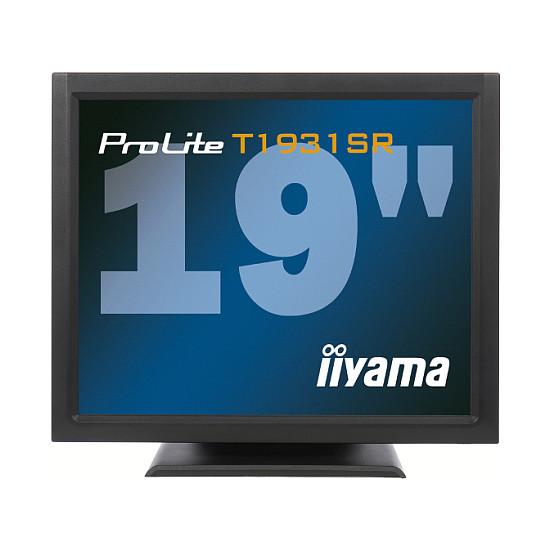 Monitor iiyama ProLite T1931SR-B1, 19", SXGA TN Touch, 60Hz, 5ms, DVI+VGA+USB - Zezë
