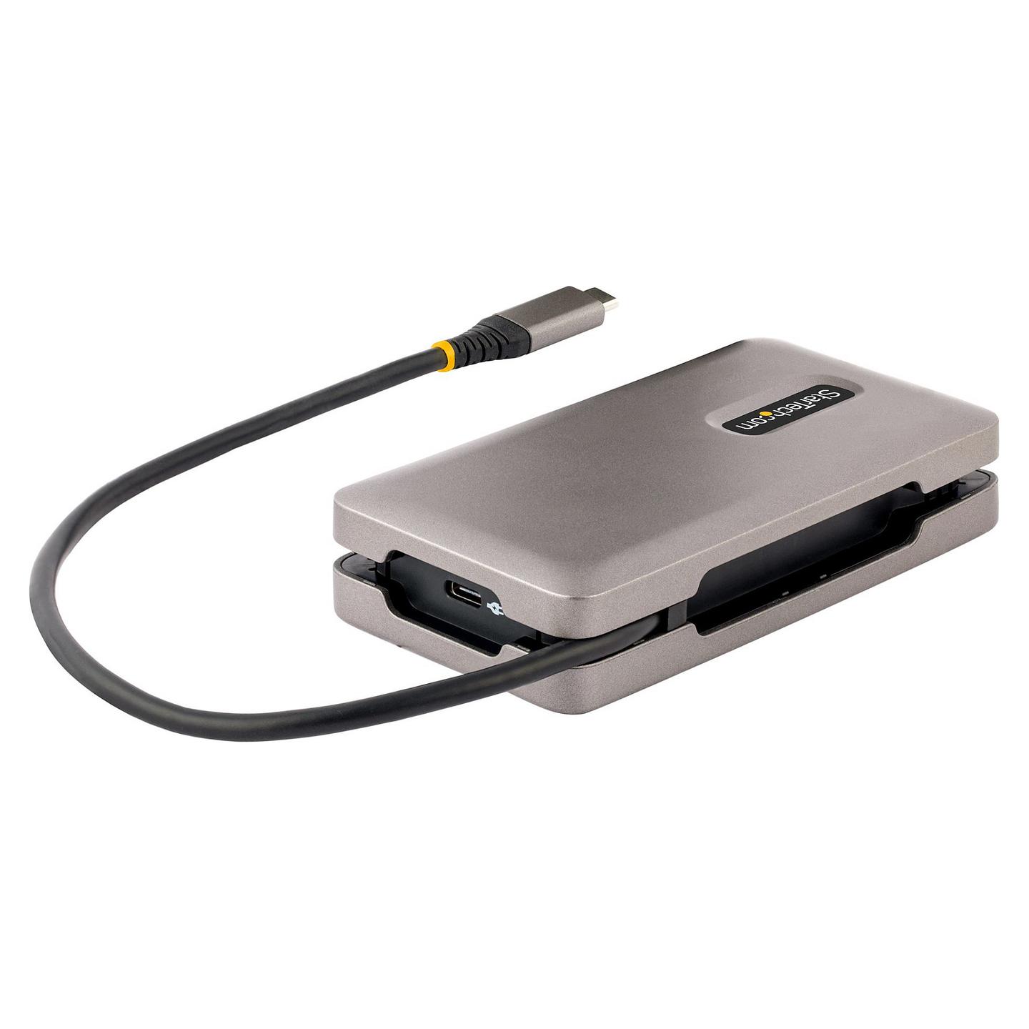 Adapter Multiport USB-C StarTech.com DKT31CH2CPD3, HDMI 4K 60Hz HDR, 2× USB-C 10Gbps + USB-A 10Gbps, Gigabit Ethernet, 100W PD - Hiri - 2