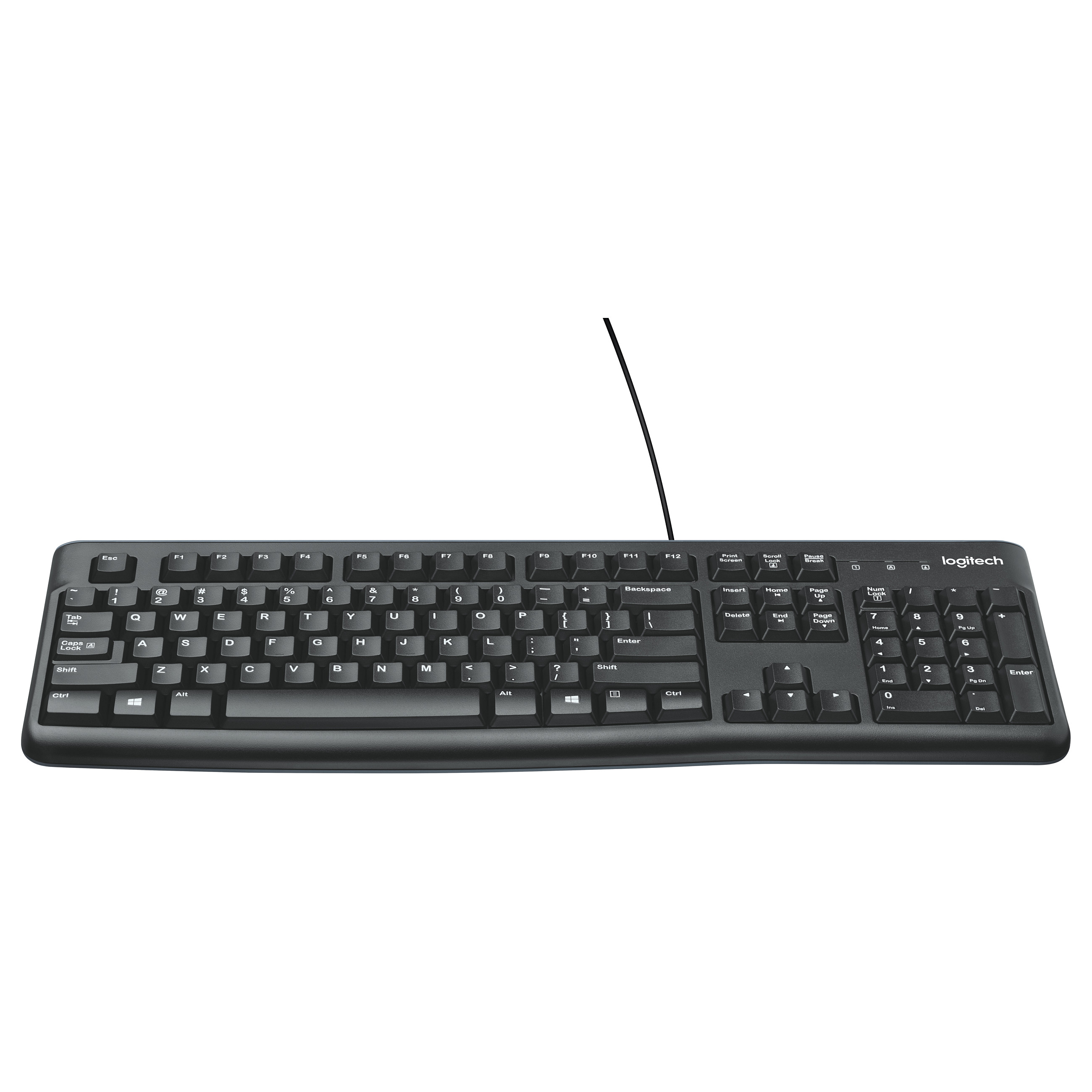 Tastierë me kabllo Logitech K120 USB e zezë QWERTY SHBA - 2