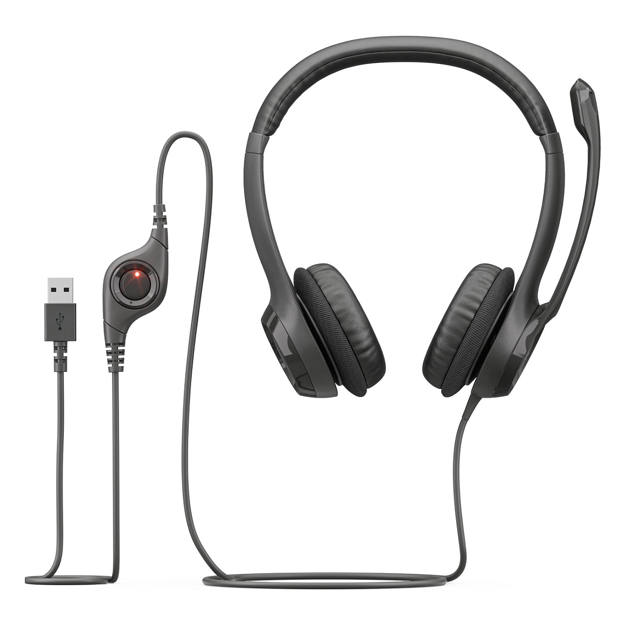 Kufje me kabllo Logitech H390 USB Stereo Headset - 2