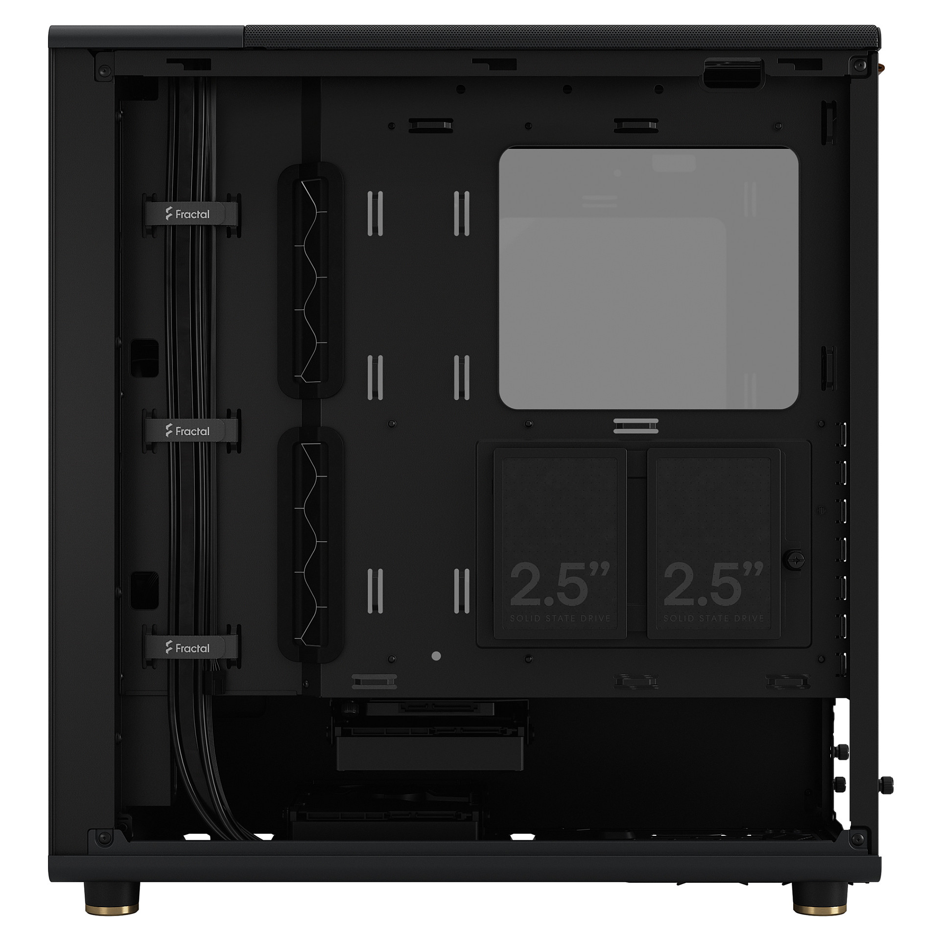 Kasë Fractal Design North Charcoal Window Clear Midi Tower - Zezë - 6