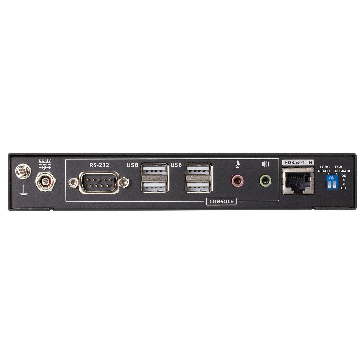 Extender KVM ATEN CE924-AT-G, Dual DisplayPort, HDBaseT 2.0, 4K deri në 100 m, USB, Audio, RS-232 - Zezë - 6