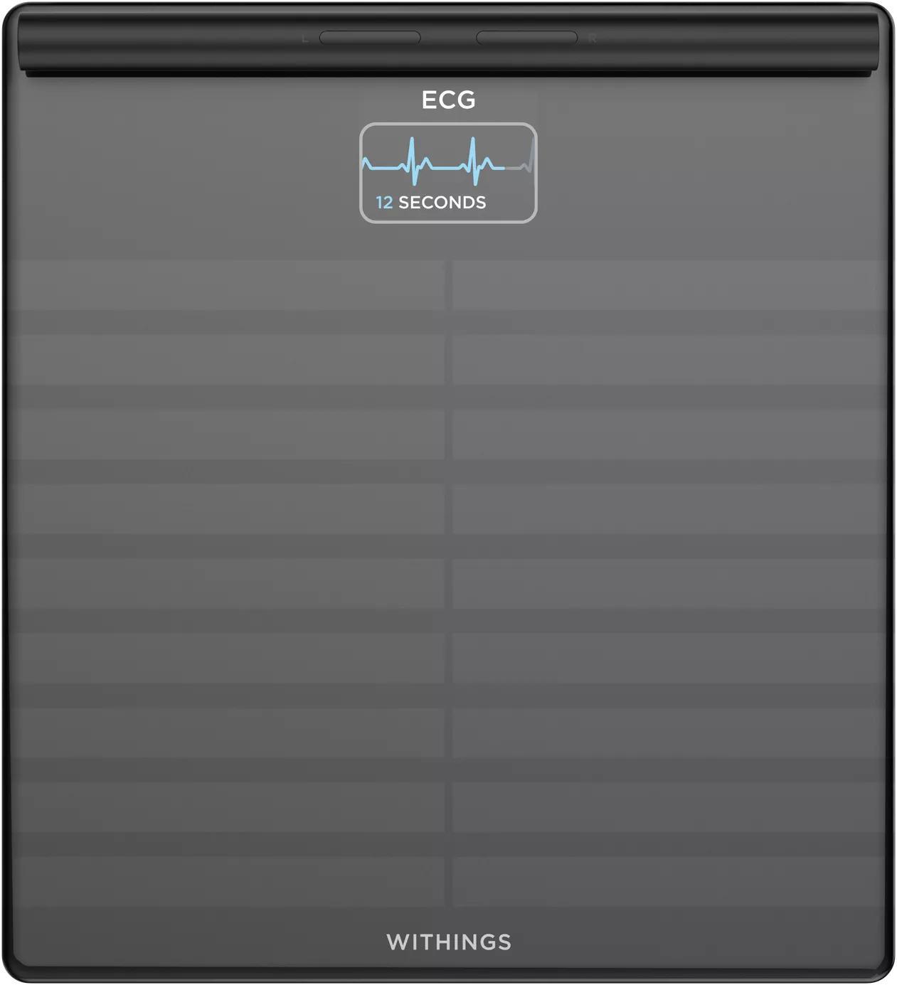 Peshore Withings Body Scan / WBS08 / Smart Scale / ECG 6-Kanalësh / Wi-Fi / Bluetooth – Gri