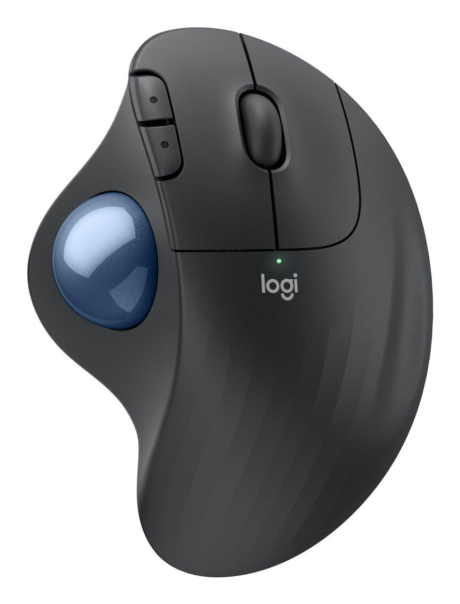 Maus pa kabllo Logitech ERGO M575S / 910-007029 / Trackball / Bluetooth + Logi Bolt / 2000 DPI / 5 Butona / Ergonomik – Zezë/Blu - 1