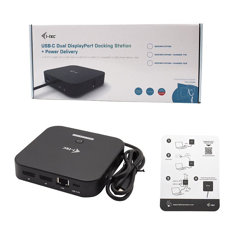 Docking Station I‑TEC USB-C Dual Display - 8