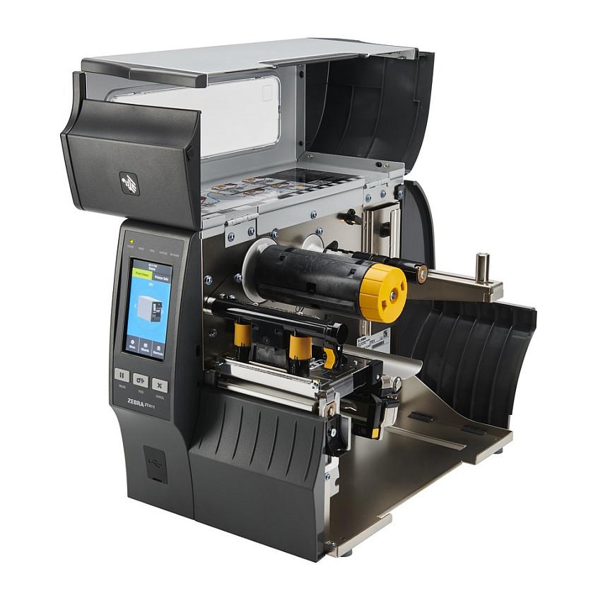 Printer Termal Zebra ZT411, Thermo Transfer, 300 DPI, 356 mm/s, Serial, USB, Ethernet, Bluetooth - Zezë - 9