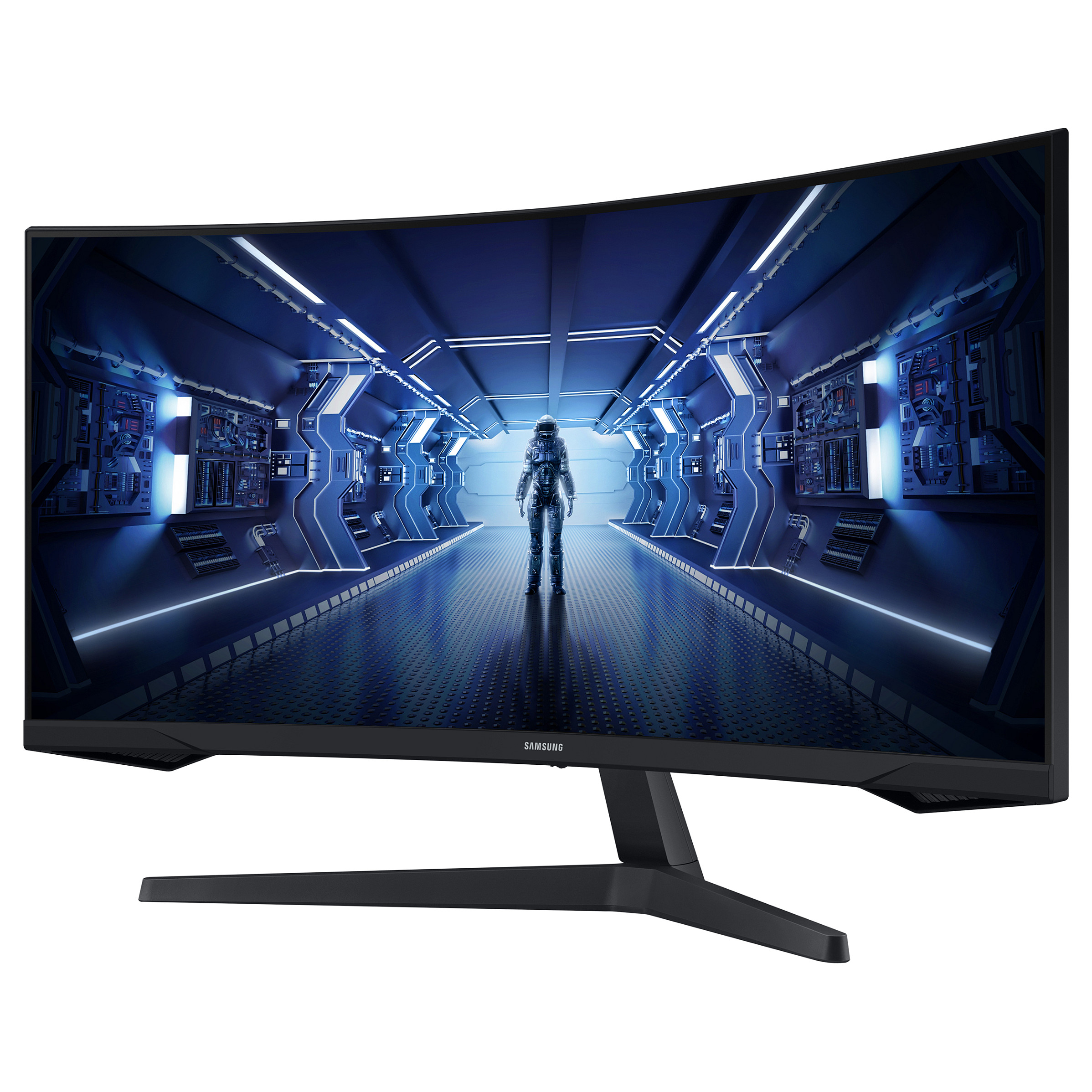 Monitor Samsung Odyssey G55T / 34''/ UWQHD VA Curved / 165Hz / 1ms / HDMI+DP - Zezë - 3