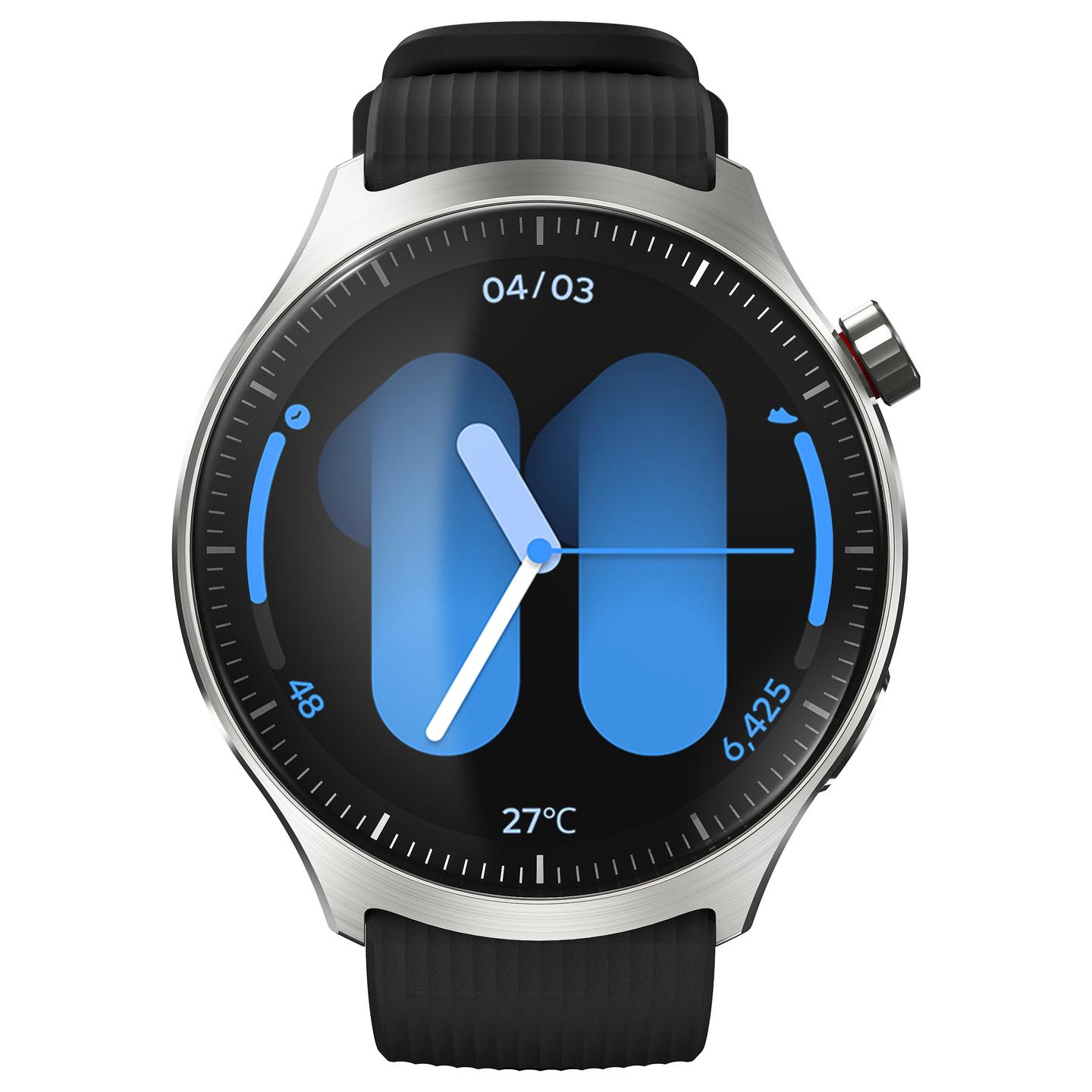 Orë e Mençur Motorola moto watch ultra, 46mm, 1.5", pOLED, 2GB, 32GB, Snapdragon W5+ Gen 1, LTE, Wi-Fi, GPS - Zezë - 6