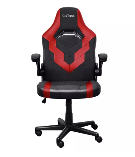 Karrige Gaming Trust GXT 703R Riye / / Flip-Up Armrests / Tilt-Lock / 128cm / 140kg – Kuqe/Zezë