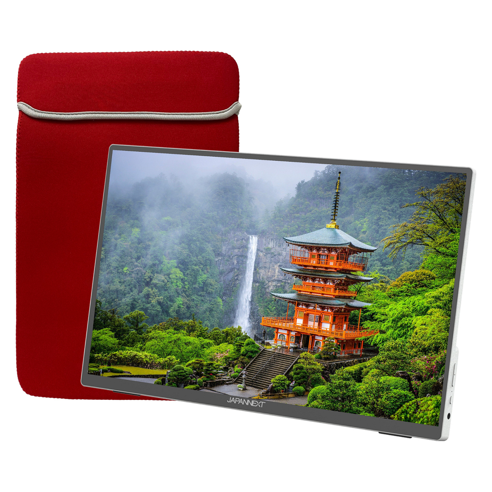Monitor JapanNext JN-MD-i156FHDR-T / 15,6"/ Full HD IPS-ADS LED Touch / 60Hz / 16ms / HDMI - Gri - 6